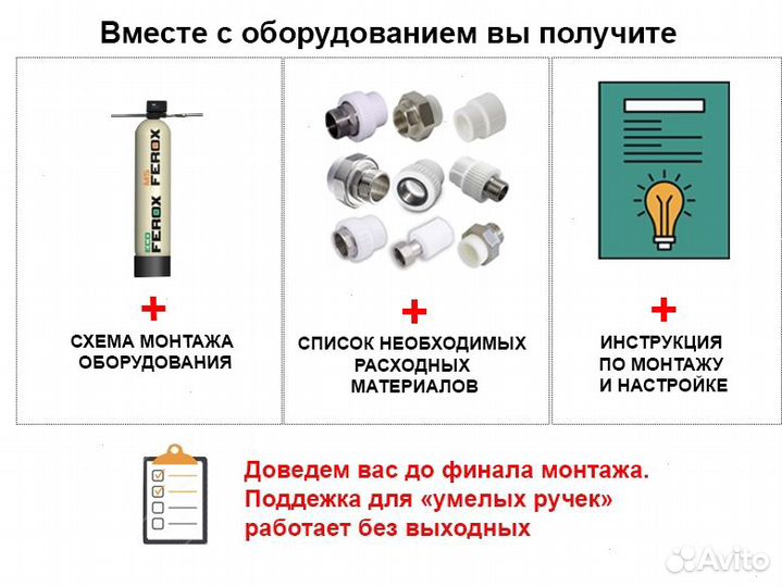 Обезжелезивание воды / Водоподготовка
