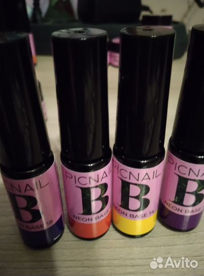 Цветная база для ногтей