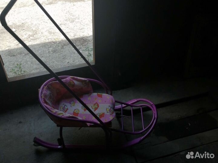 Детские санки коляска