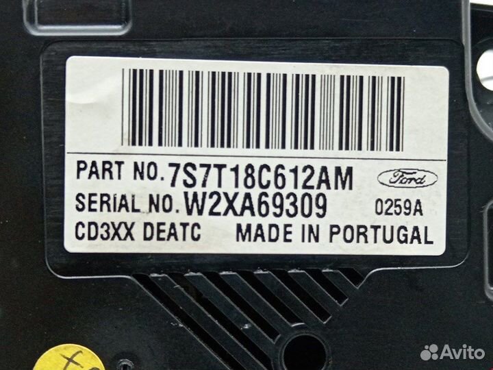 Переключатель отопителя (печки) Ford Mondeo 4