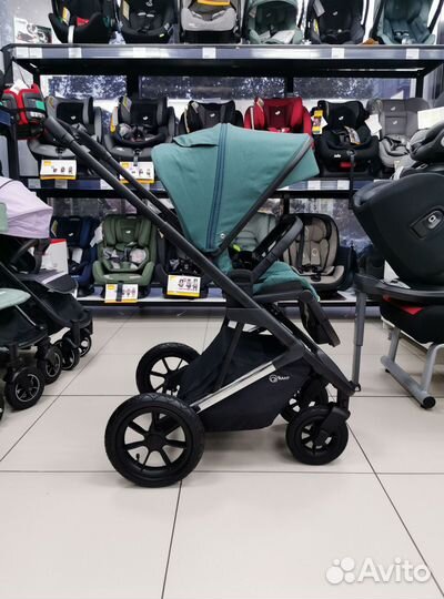 Коляска 2 в 1 Rant Axiom, green