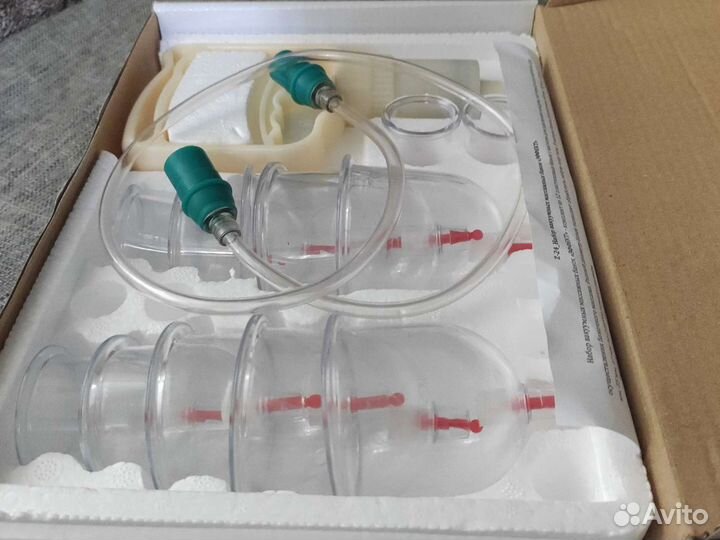 Набор вакуумных массажных банок