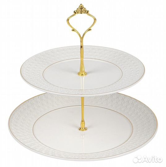 Блюдо 2-х ярусное. Керамика