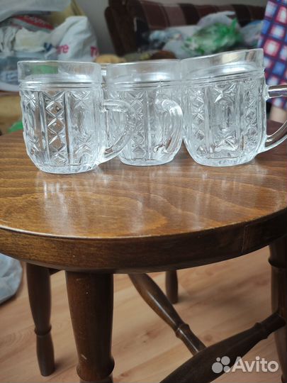 Хрустальные пивные кружечки СССР