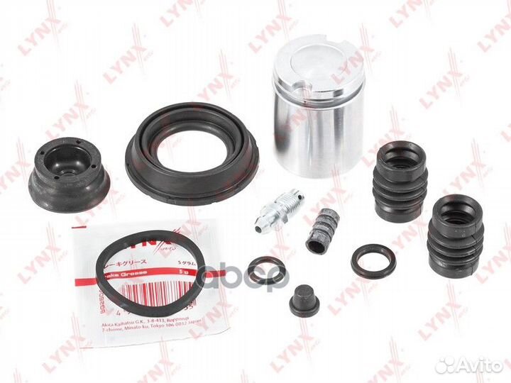 Ремкомплект тормозного суппорта с поршнем задне