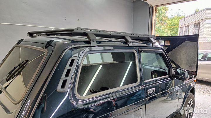 Багажник алюминиевый rival на ниву