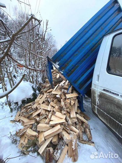 Дрова березовые. Колотые
