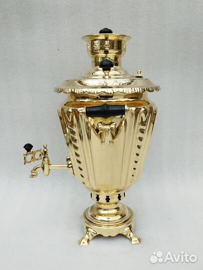 Самовар на дровах,рюмка