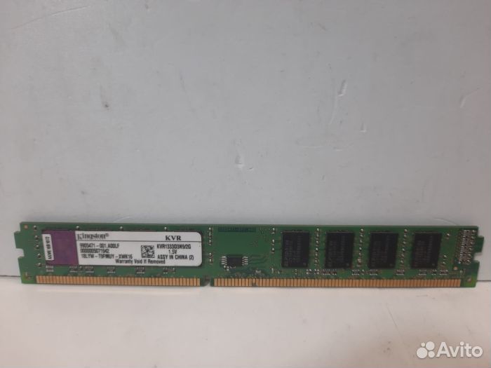 Оперативная память низкопрофильная DDR3 2Gb PC3-1