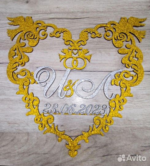 Монограмма на свадьбу