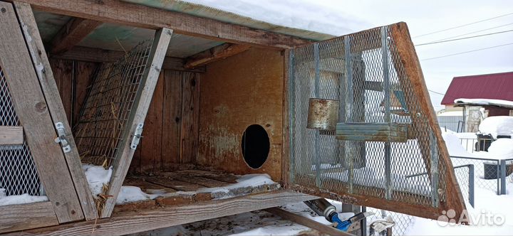 Клетка для кроликов с маточником