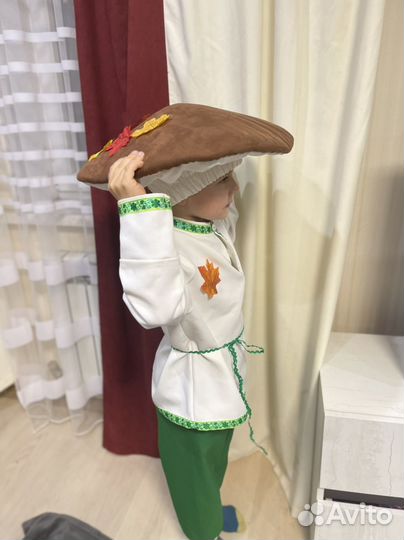 Костюм гриба на утренник для мальчика 6-7 лет