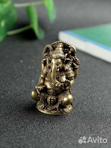 Ганеша фигурка из латуни