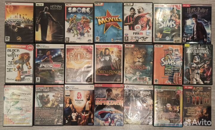 DVD диски с играми для PC