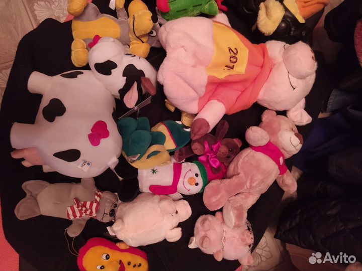 Игрушки мягкие пакетом