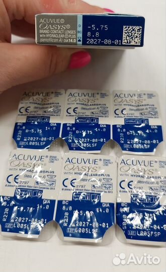 Линзы контактные acuvue oasys двухнедельные