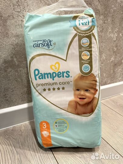 Premium care трусики pampers 4 5 6