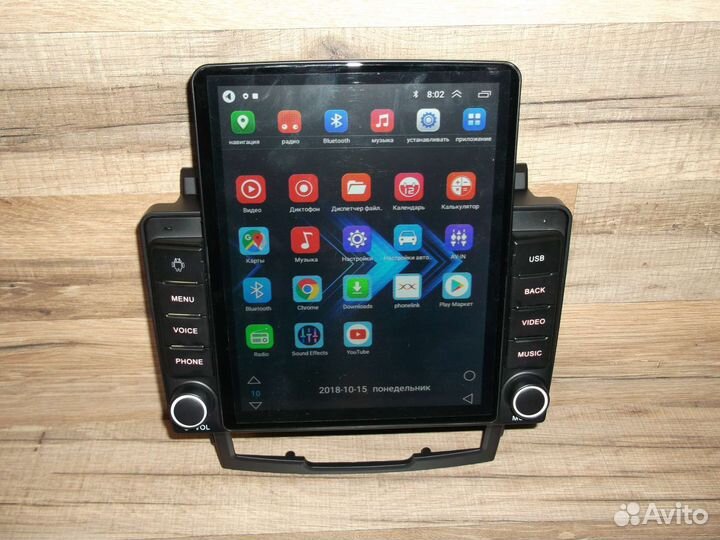 Магнитола SsangYong Actyon Tesla Android 2011-2013