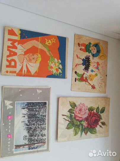 Открытки чистые 50х-60х годов