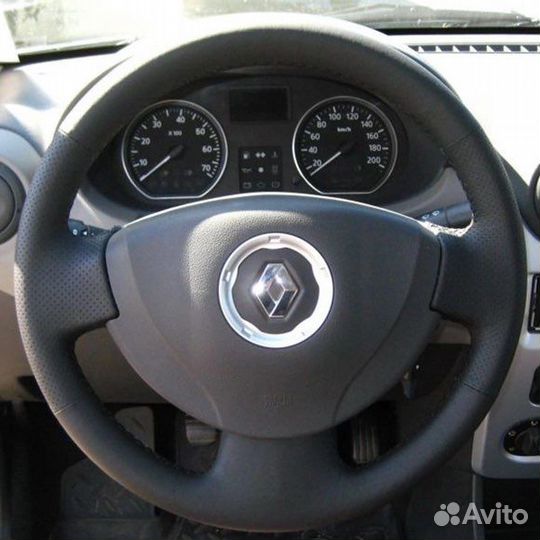 Рено кожанная обшика руля