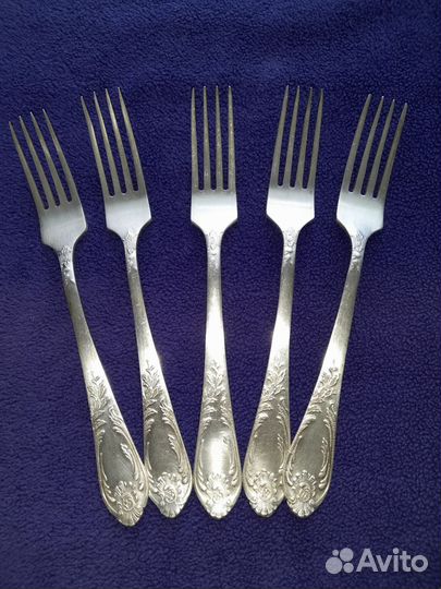 Вилки ложки мельхиор 