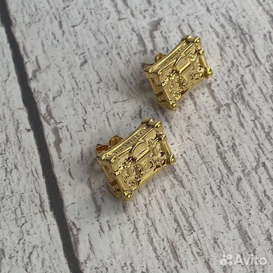 Серьги louis vuitton