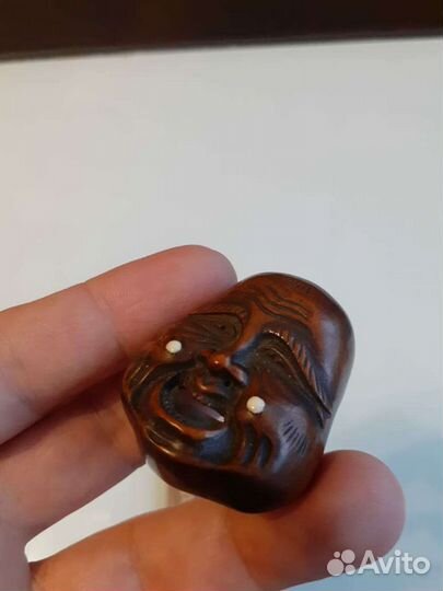 Маска-нэцкэ Окамэ