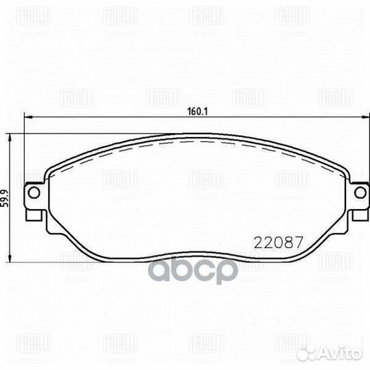 Колодки торм. для а/м Renault Trafic III (14)