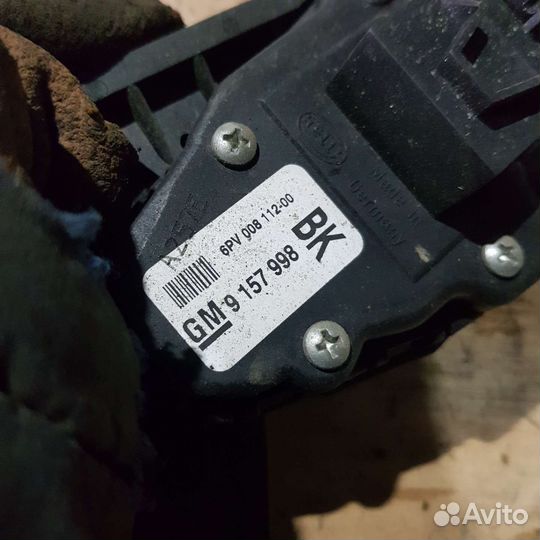 Педаль газа chevrolet viva