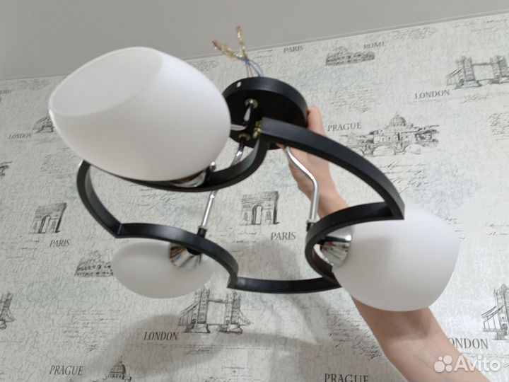 Люстра потолочная подвесная бу