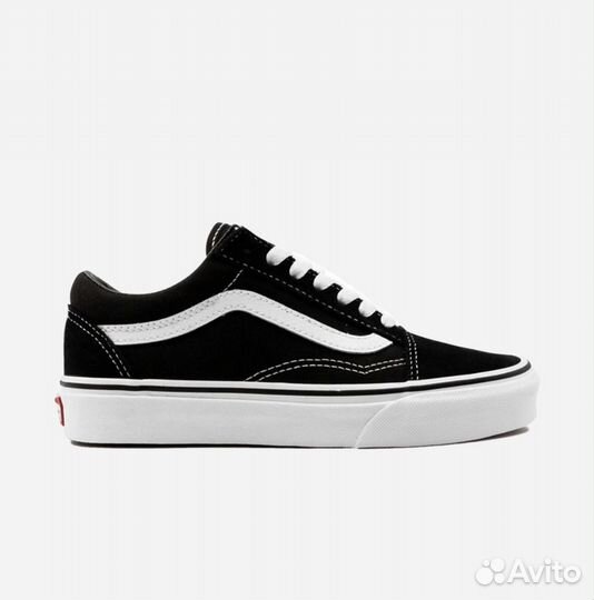 Оригинальные кроссовки Vans Old Skool Black White