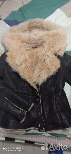 Дубленка женская натуральная размер 42-44