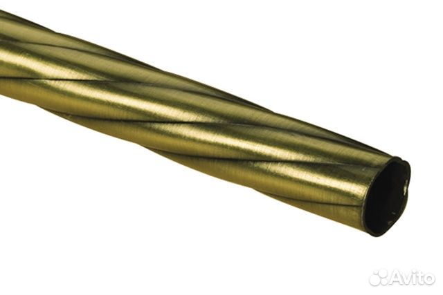 Штанга витая 200 см золото антик 20 мм; 650