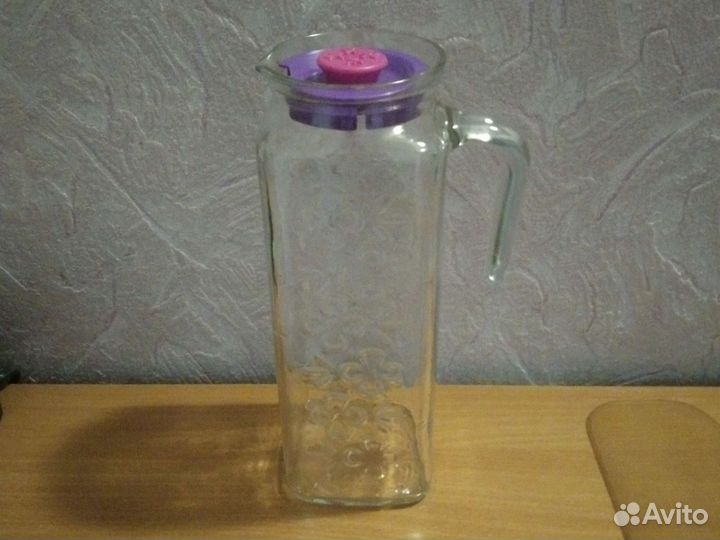 Кувшин стекло новый