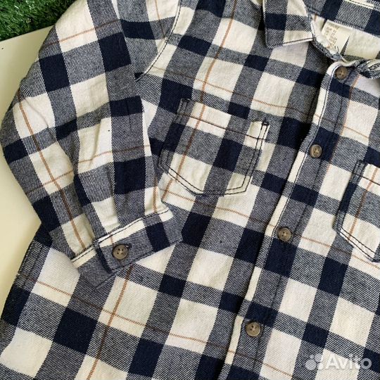 Рубашка h&m фланелевая для мальчика 92