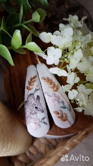 Заколка для волос ручная работа