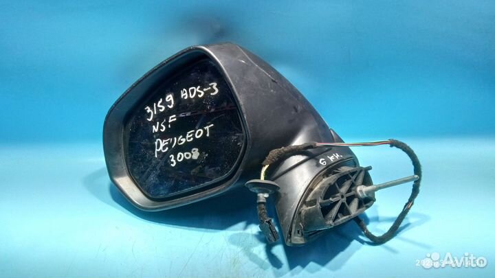 Зеркало левое для Peugeot 3008 2010-2016