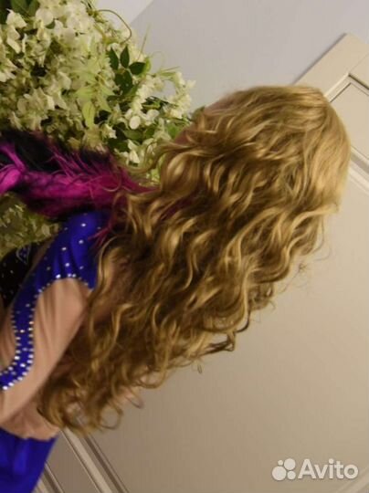 Хвост шиньон кудри 70см