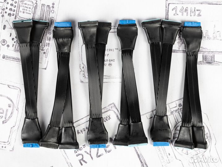 Разветвитель USB3.0 - 2x USB3.0 для мат платы