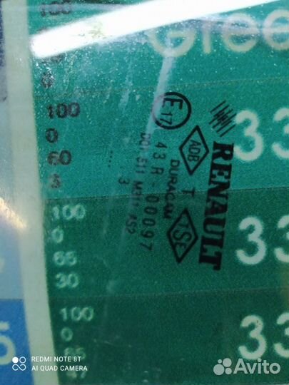 Стекло двери заднее правое Renault Symbol 1