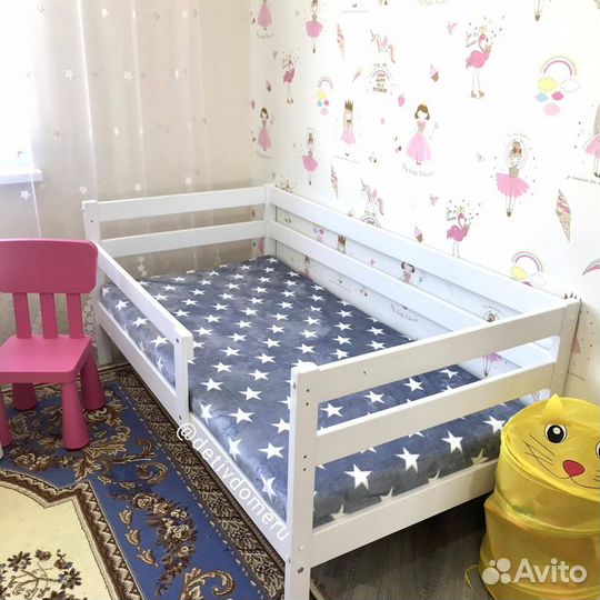 Кровать белая 160*80 для подростка (в наличии)