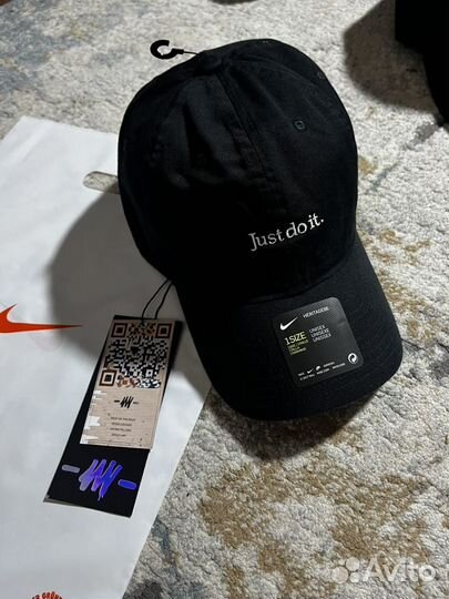 Кепка Nike Futura Washed Just Do IT Cap Balck