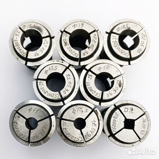 Цанга 40 L71мм комплект из 8шт (101.102)