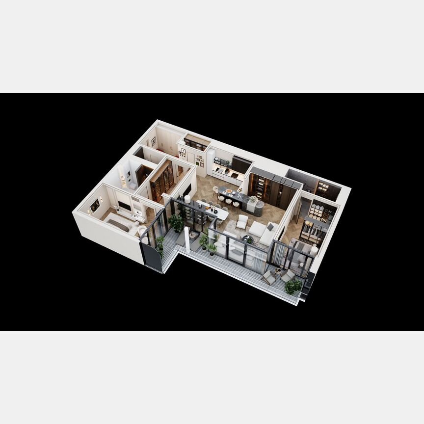 3-к. квартира, 138,8 м², 15/18 эт.