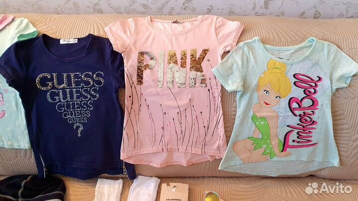 Вещи пакетом на девочку рост 122-128