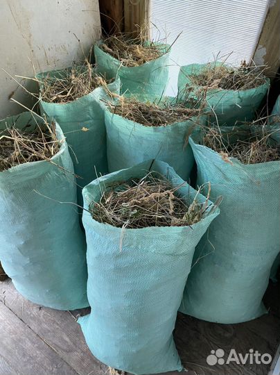 Продам сено в мешках