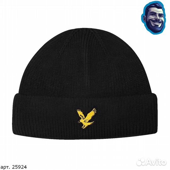 Шапка Lyle & Scott черная