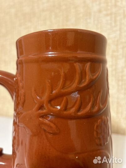 Кружка пивная керамика Охота Петр 1