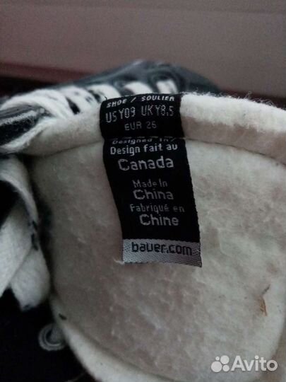 Хоккейные коньки bauer, Детские