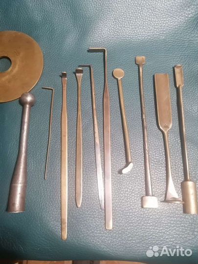 Антикварный набор литейщика